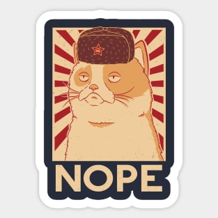 NOPE Sticker